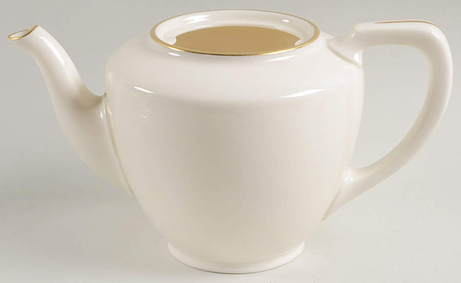 Manor Shape 1961 Teapot No Lid by Lenox-1