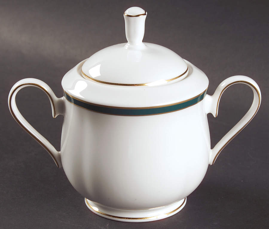 Margaret Sugar Bowl & Lid by Lenox-1