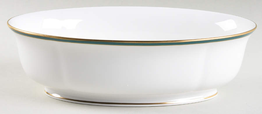 Margaret 9" Oval Vegetable Bowl by Lenox-1