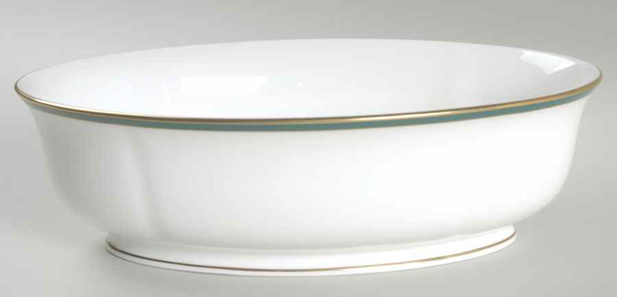 Margaret 9" Oval Vegetable Bowl by Lenox-1