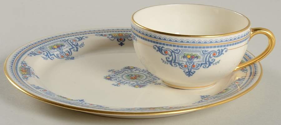 Maryland Snack Plate & Cup Set by Lenox-1