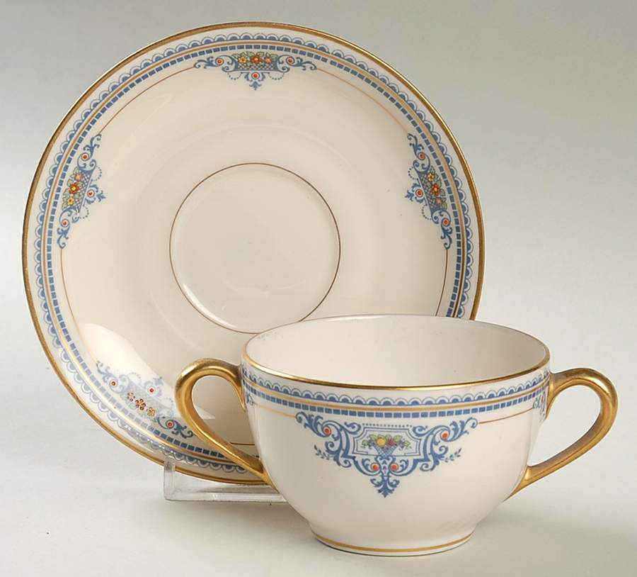 Maryland Flat Bouillon Cup & Saucer by Lenox-1