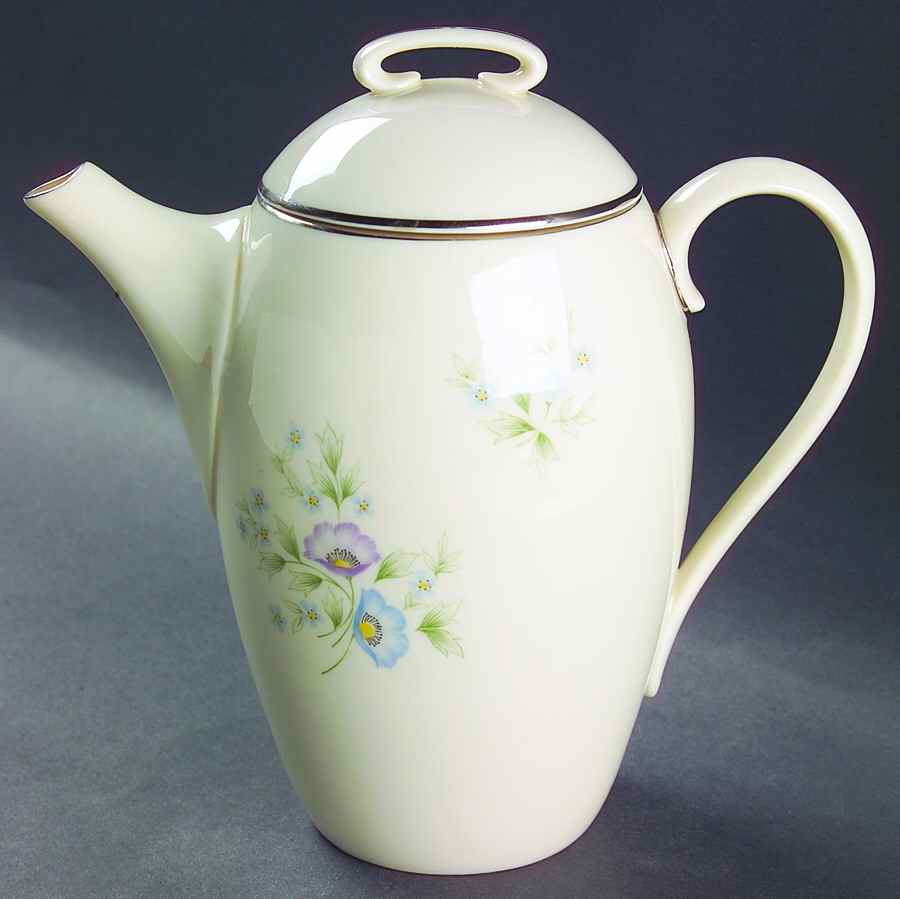 Maywood (Blue Floral) Coffee Pot & Lid by Lenox-1