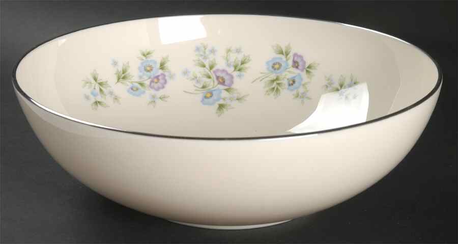Maywood (Blue Floral) 9" Round Vegetable Bowl by Lenox-1