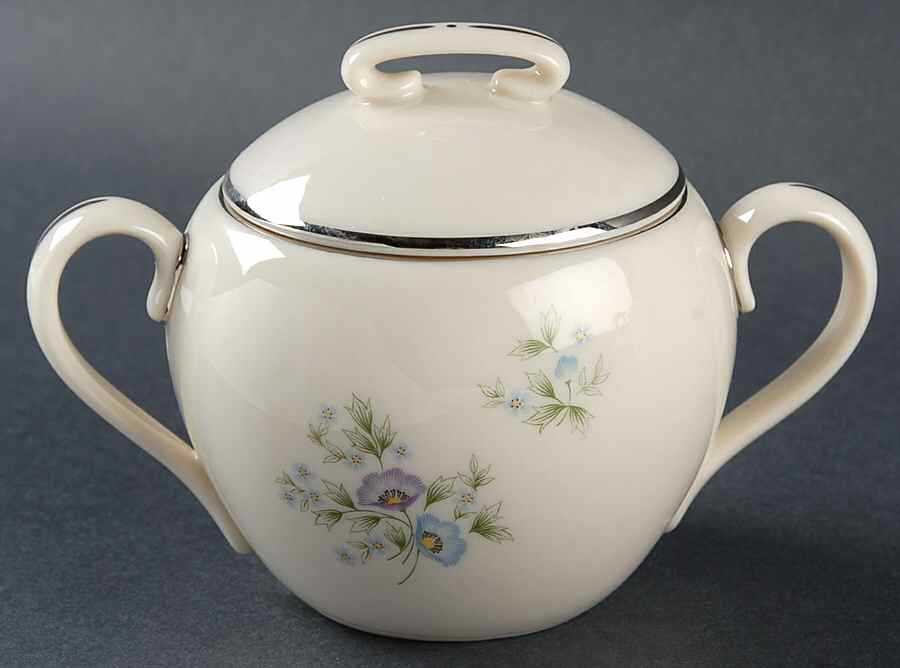 Maywood (Blue Floral) Sugar Bowl & Lid by Lenox-1