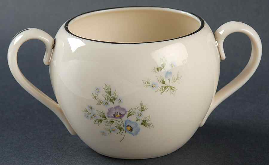 Maywood (Blue Floral) Sugar Bowl No Lid by Lenox-1
