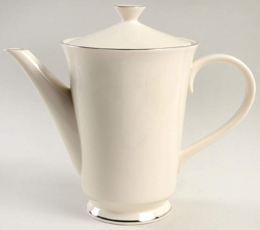 Maywood (No Design) Tea/Coffee Pot & Lid by Lenox-1