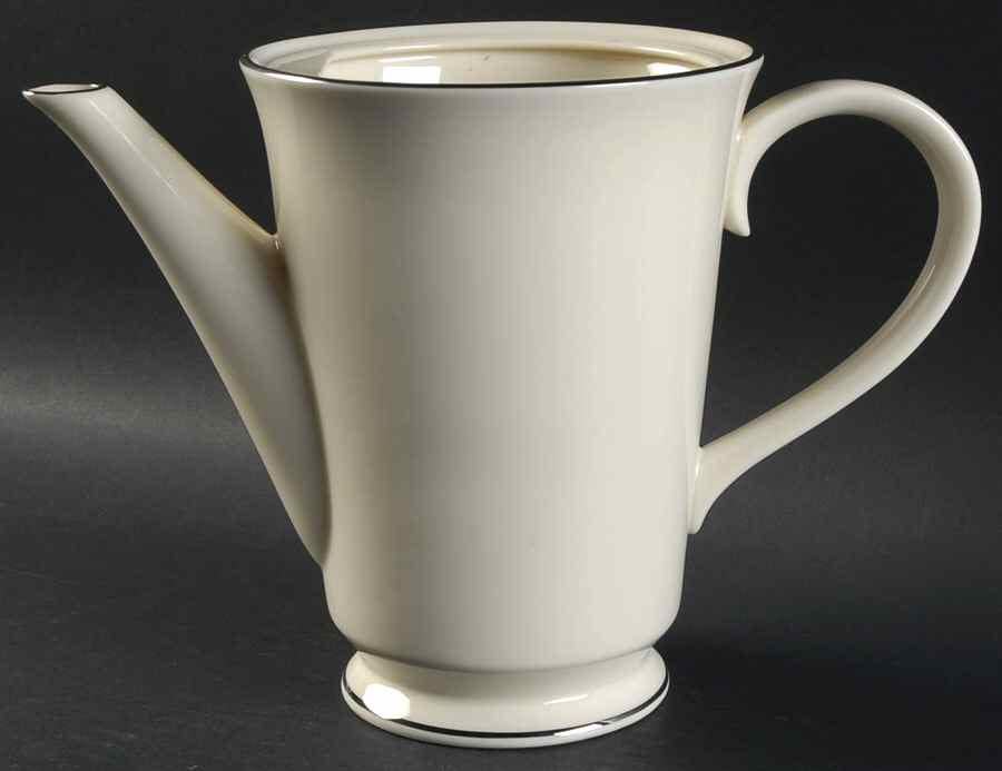 Maywood (No Design) Tea/Coffee Pot No Lid by Lenox-1