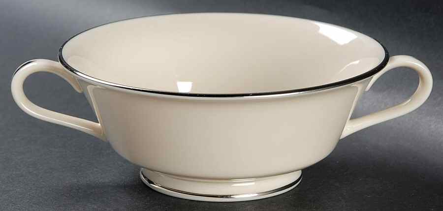 Maywood (No Design) Footed Cream Soup Bowl by Lenox-1