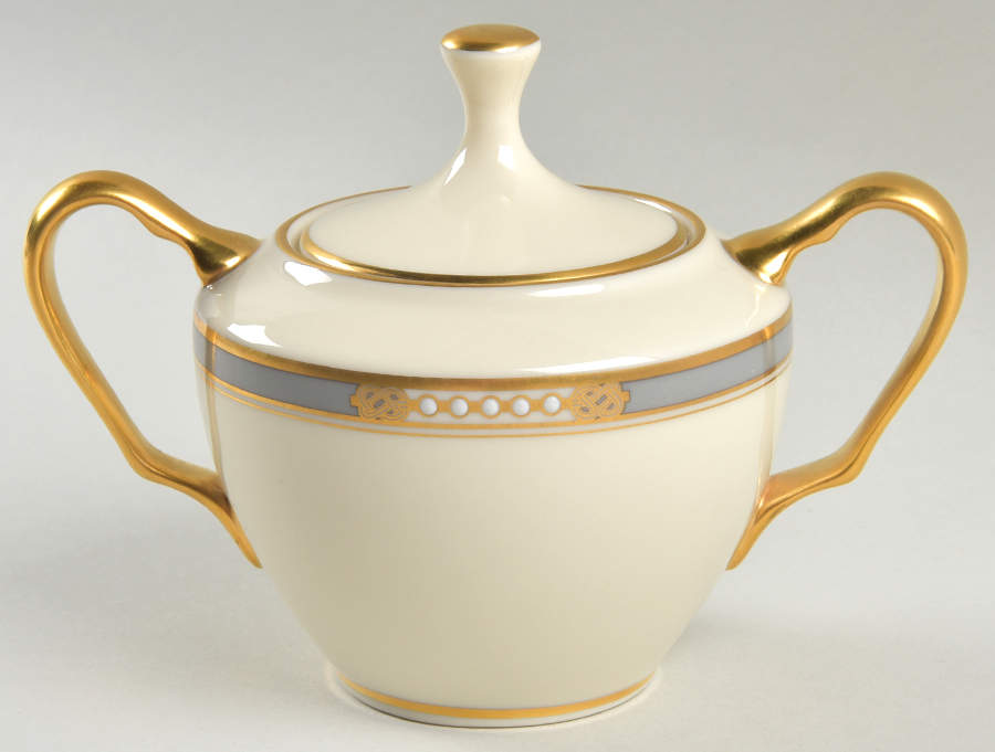 McKinley Sugar Bowl & Lid by Lenox-1