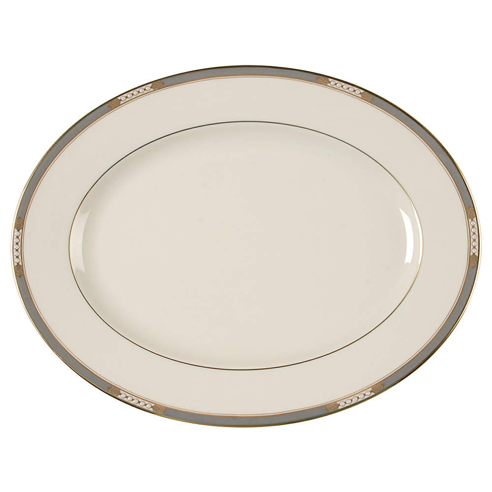 McKinley 13" 99 Shape Oval Serving Platter by Lenox-1