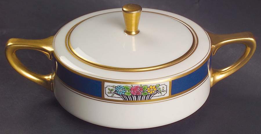 Meadowbrook Sugar Bowl & Lid by Lenox-1