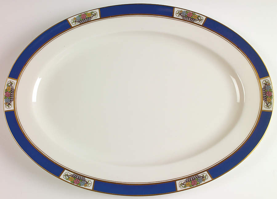 Meadowbrook 15" Oval Serving Platter by Lenox-1