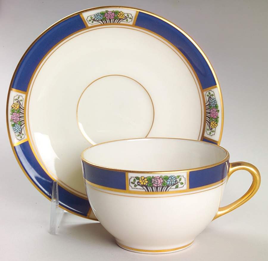 Meadowbrook Flat Cup & Saucer Set by Lenox-1