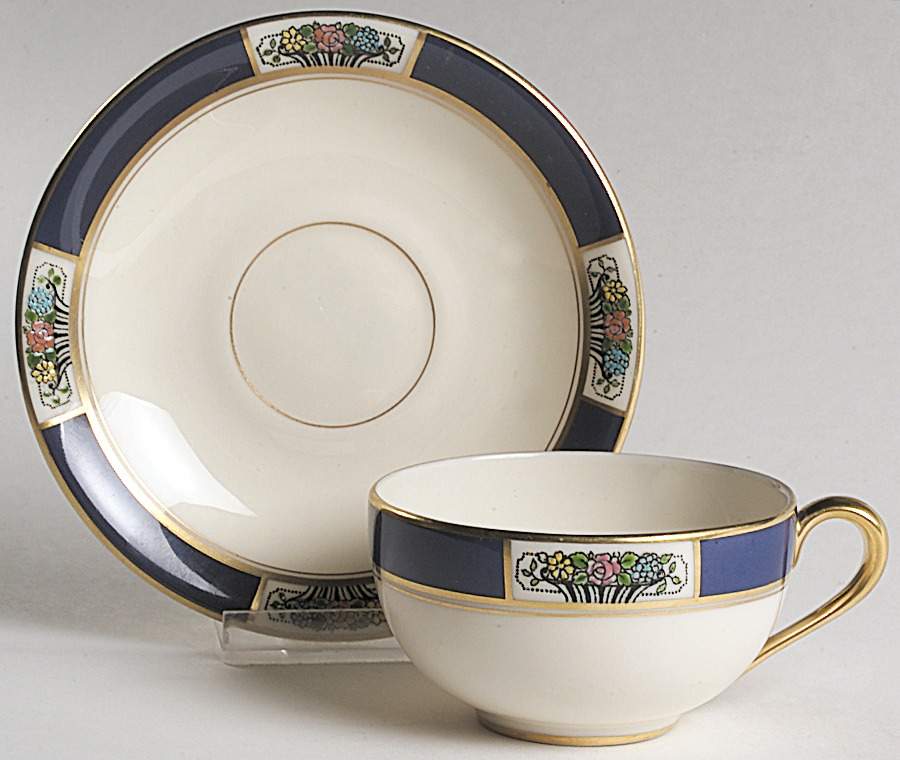 Meadowbrook Flat Cup & Saucer Set by Lenox-1
