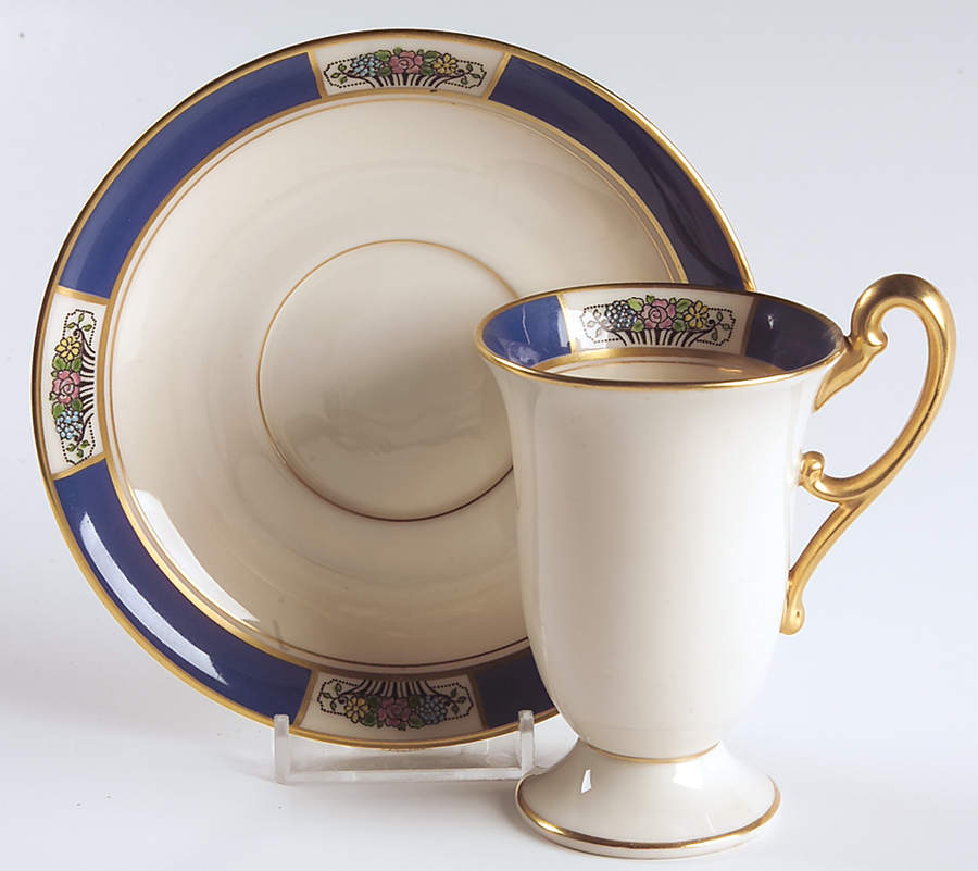 Meadowbrook Chocolate Cup & Saucer Set by Lenox-1