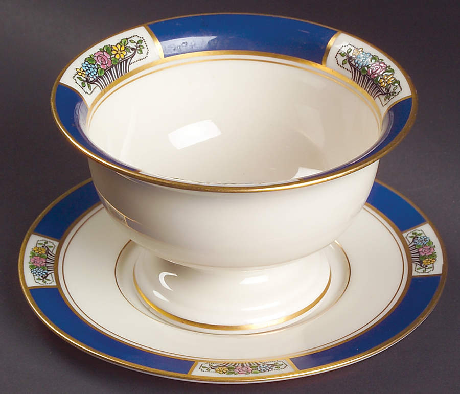 Meadowbrook Mayonnaise Bowl & Underplate by Lenox-1
