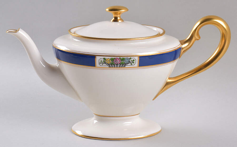 Meadowbrook Shape 742 Small Teapot & Lid by Lenox-1