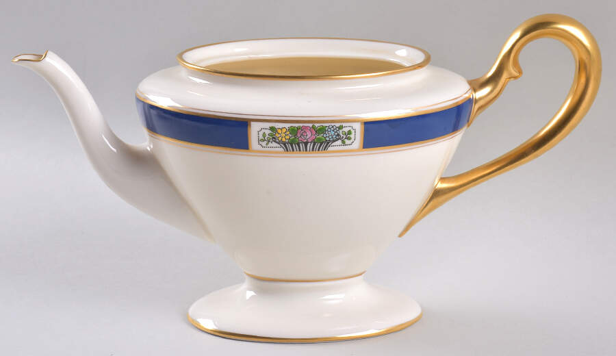 Meadowbrook Shape 742 Small Teapot No Lid by Lenox-1