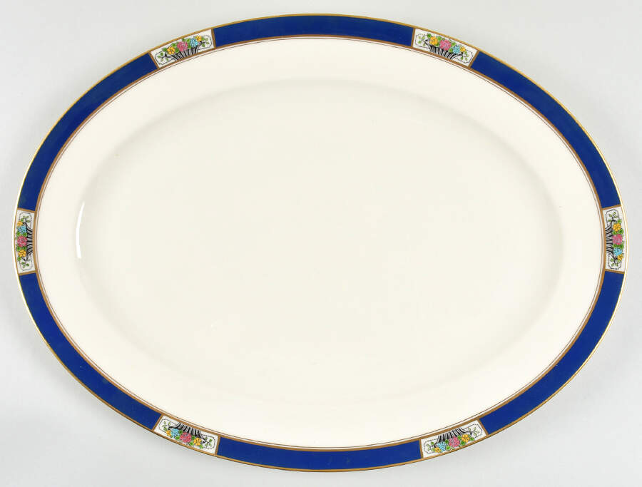 Meadowbrook 18" Oval Serving Platter by Lenox-1