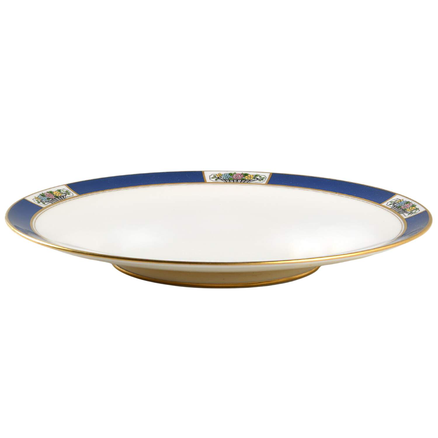 Meadowbrook Large Footed Sandwich Plate by Lenox-1