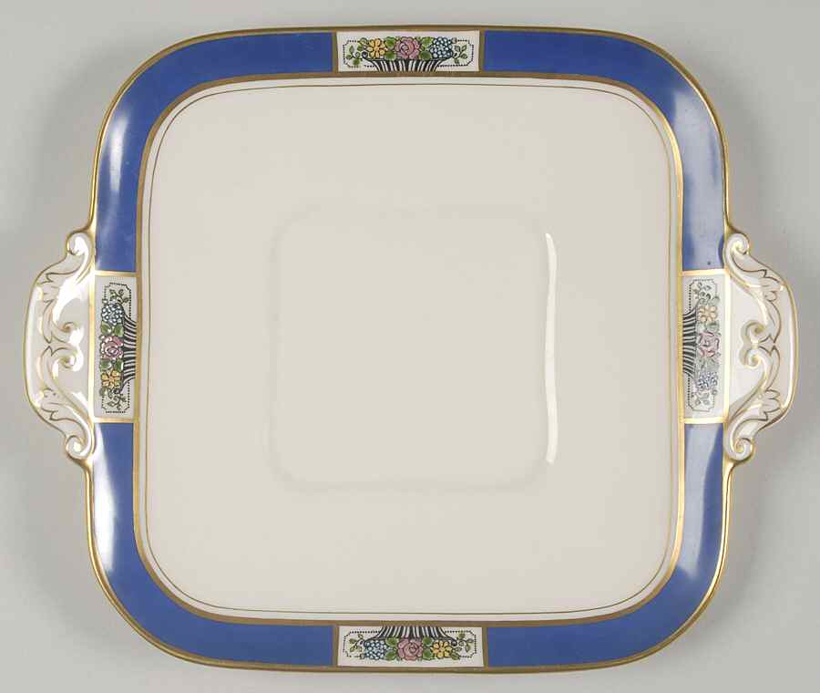 Meadowbrook Square Handled Cake Plate by Lenox-1