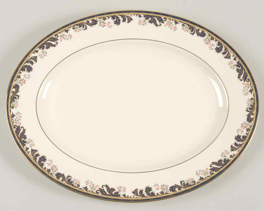 Meadow Breeze 13" Oval Serving Platter by Lenox-1