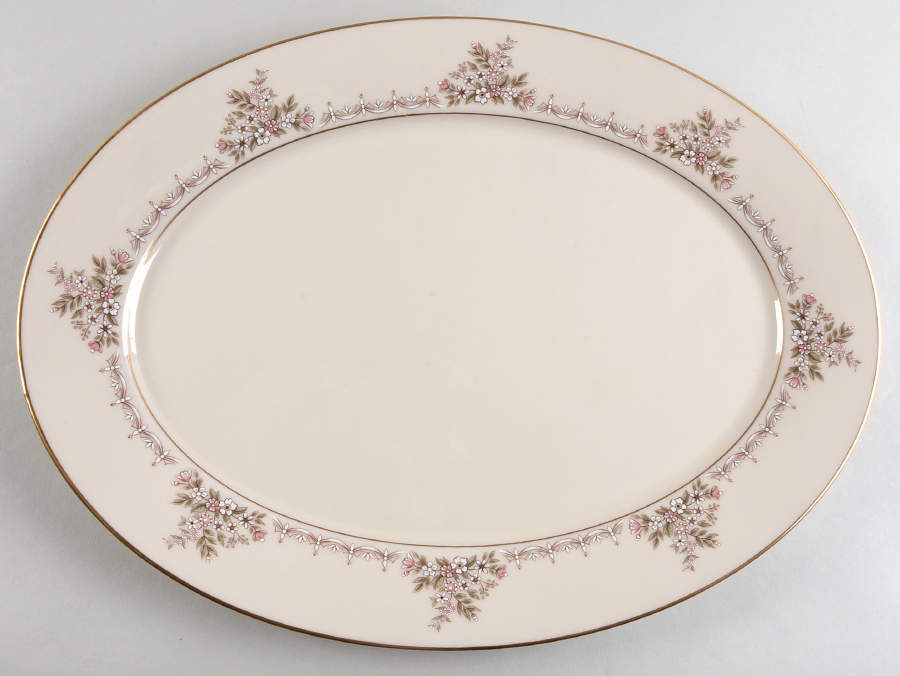 Medley 16" Oval Serving Platter by Lenox-1