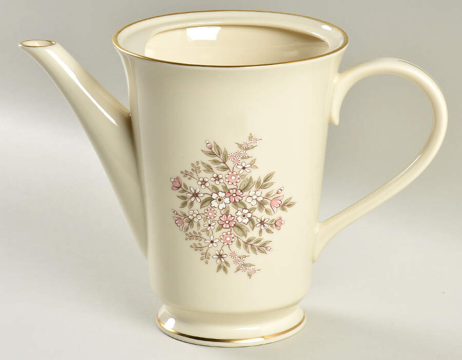 Medley Tea/Coffee Pot No Lid by Lenox-1