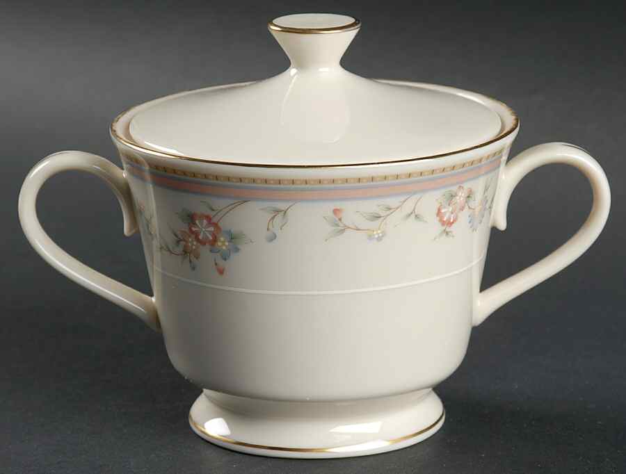 Medford Sugar Bowl & Lid by Lenox-1