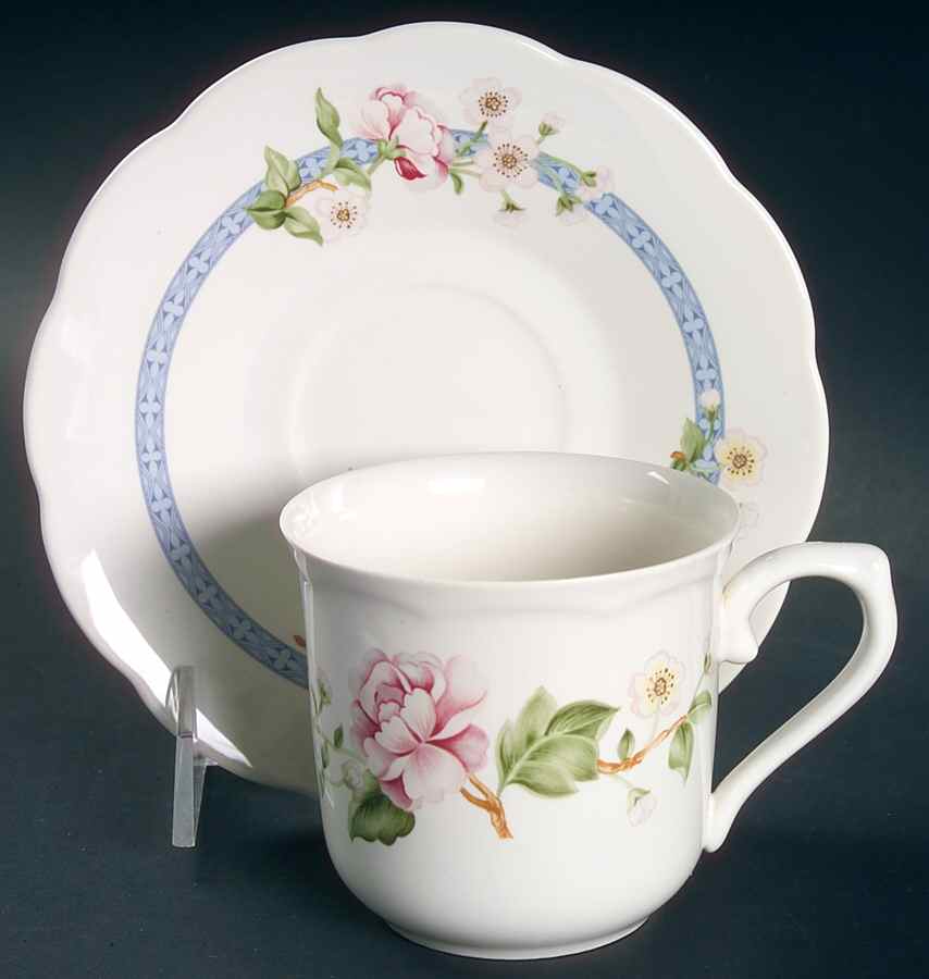 Melanie Flat Cup & Saucer Set by Lenox-1
