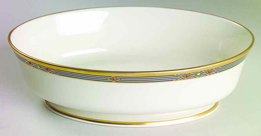 Melisande 9" Oval Vegetable Bowl by Lenox-1