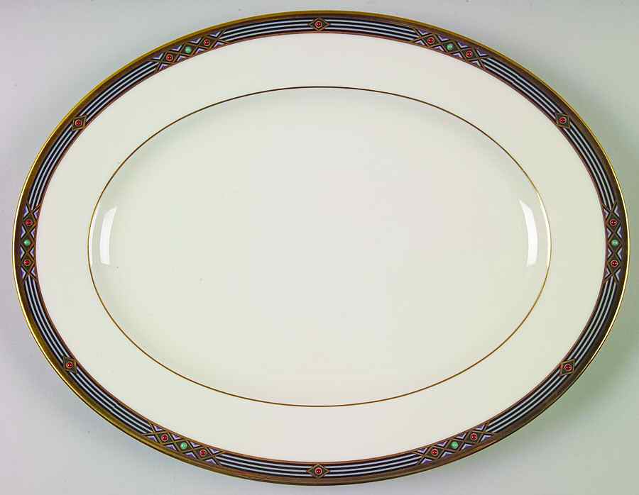 Melisande 13" Oval Serving Platter by Lenox-1