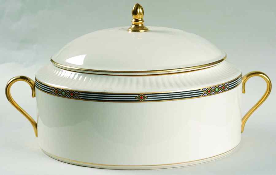 Melisande Round Covered Vegetable by Lenox-1