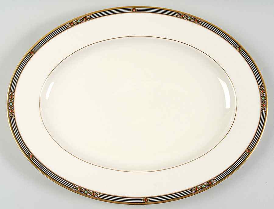 Melisande 16" Oval Serving Platter by Lenox-1