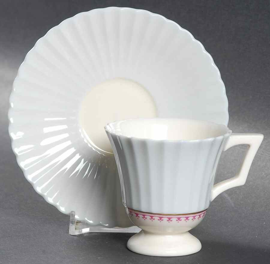 Melody Footed Demitasse Cup & Saucer Set by Lenox-1