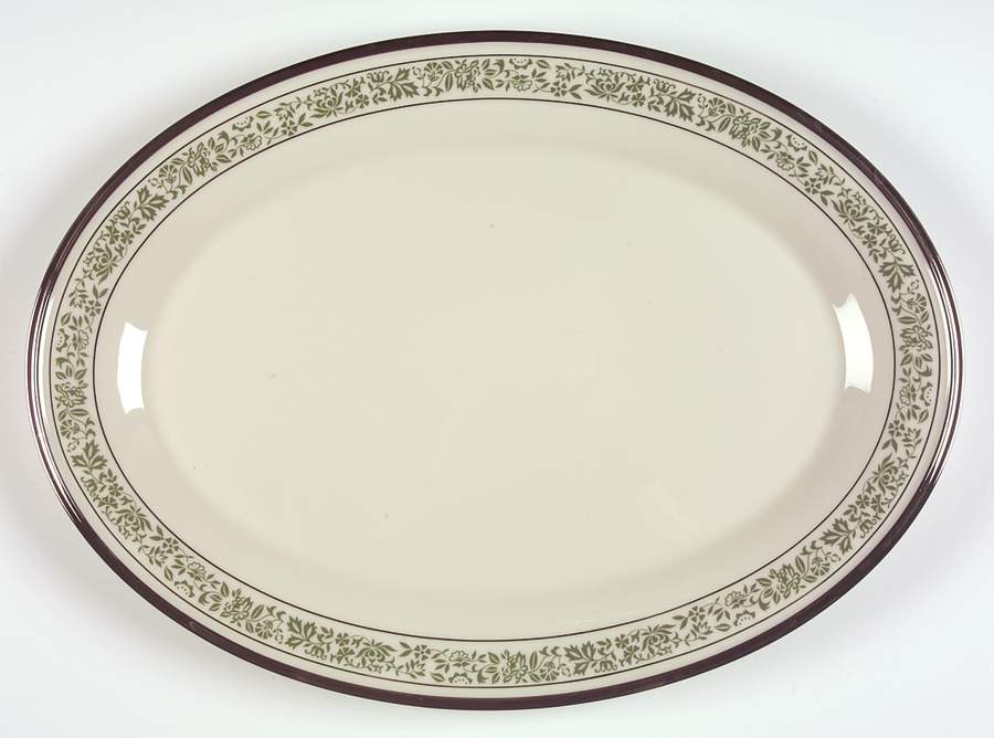 Memoir 16" Oval Serving Platter by Lenox-1