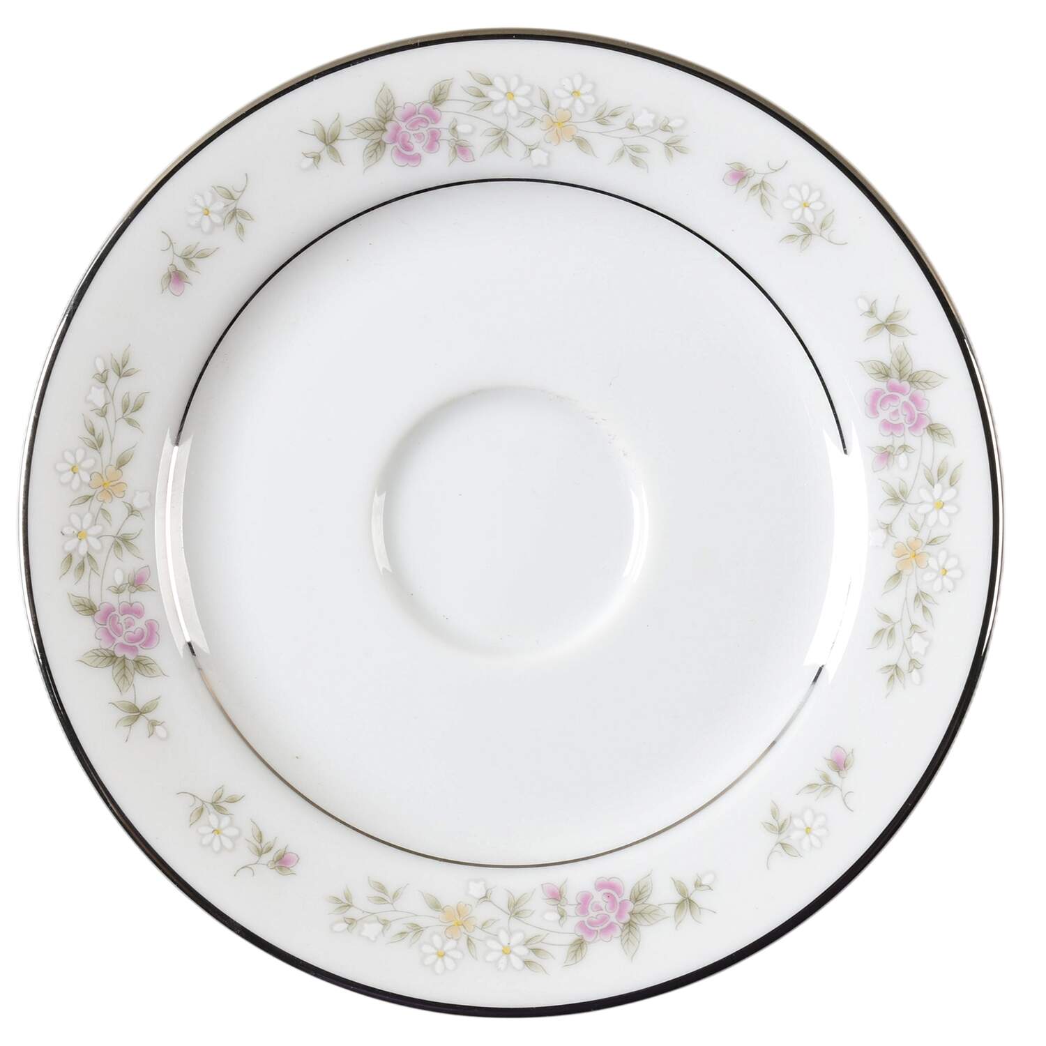 Meadow Pinks Saucer for Demitasse Cup by Lenox-1