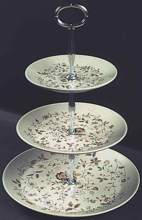 Merriment 13 7/8"-14 1/4" 3-Tiered Serving Tray(DP,SP,BB) HC by Lenox-1