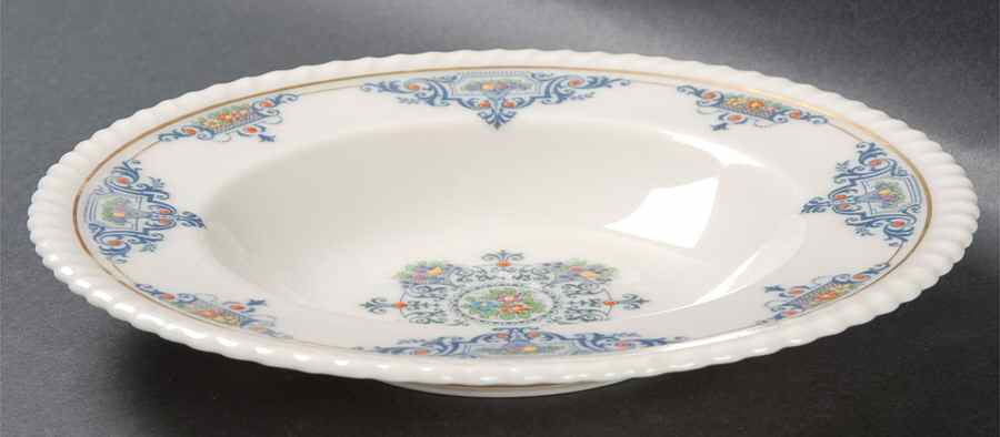 Meredith Blue Rim Soup Bowl by Lenox-1