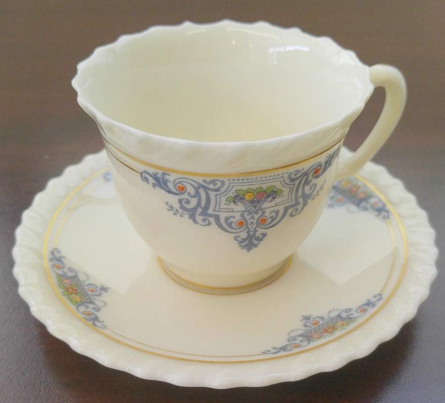 Meredith Blue Flat Demitasse Cup & Saucer Set by Lenox-1