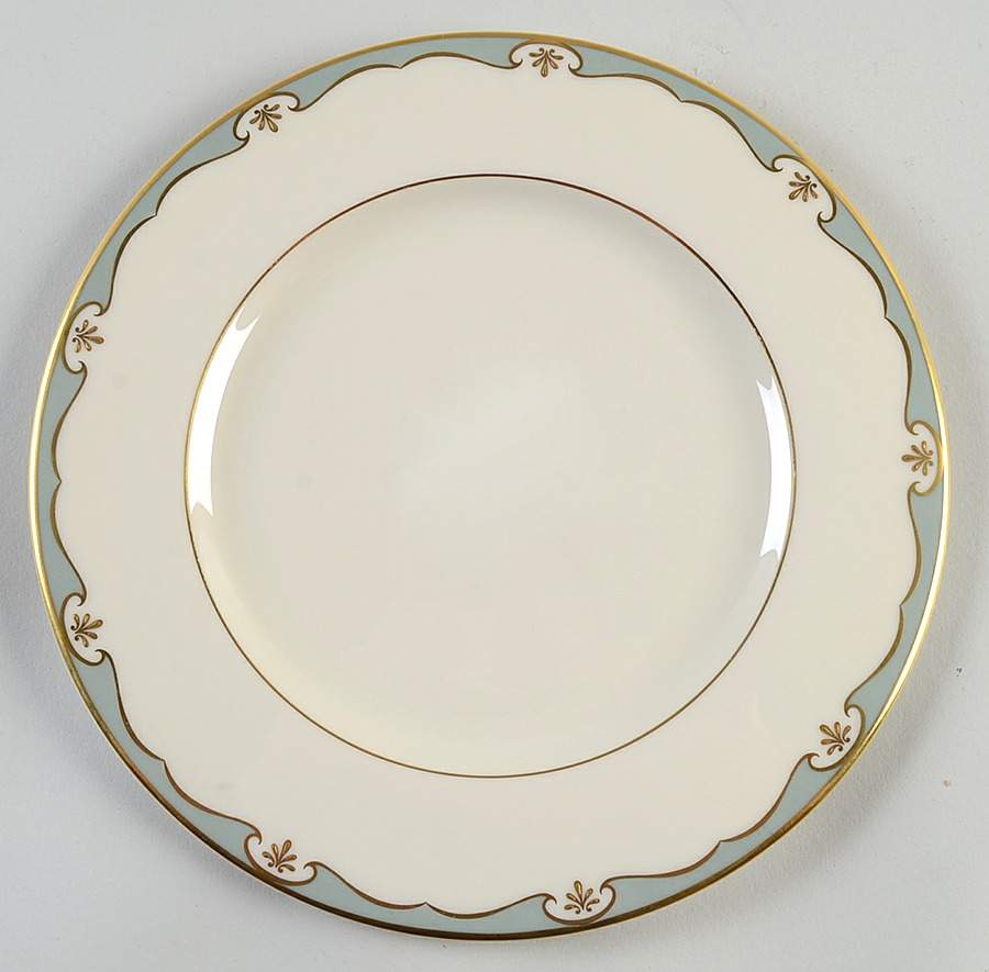 Meredith Turquoise Luncheon Plate by Lenox-1