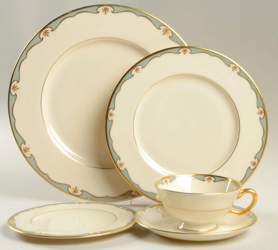 Meredith Turquoise 5 Piece Place Setting by Lenox-1
