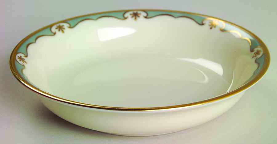 Meredith Turquoise Fruit/Dessert (Sauce) Bowl by Lenox-1