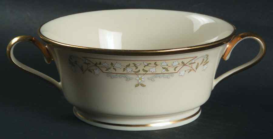 Meadow Song Footed Cream Soup Bowl by Lenox-1