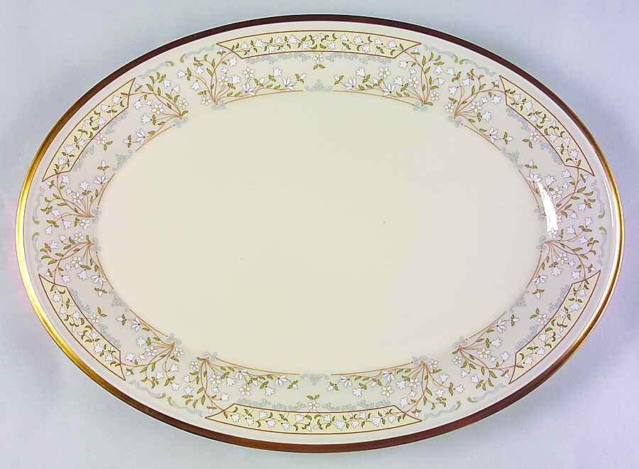 Meadow Song 16" Oval Serving Platter by Lenox-1