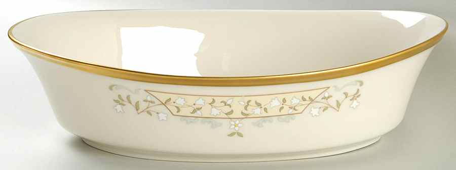 Meadow Song 10" Oval Vegetable Bowl by Lenox-1