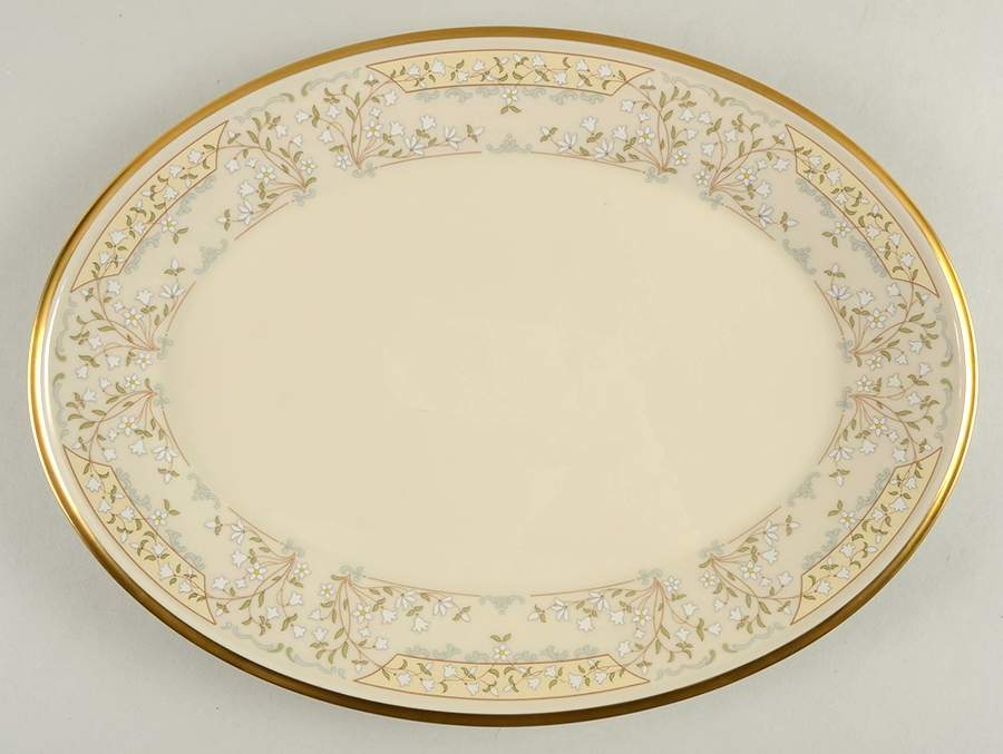 Meadow Song 14" Oval Serving Platter by Lenox-1
