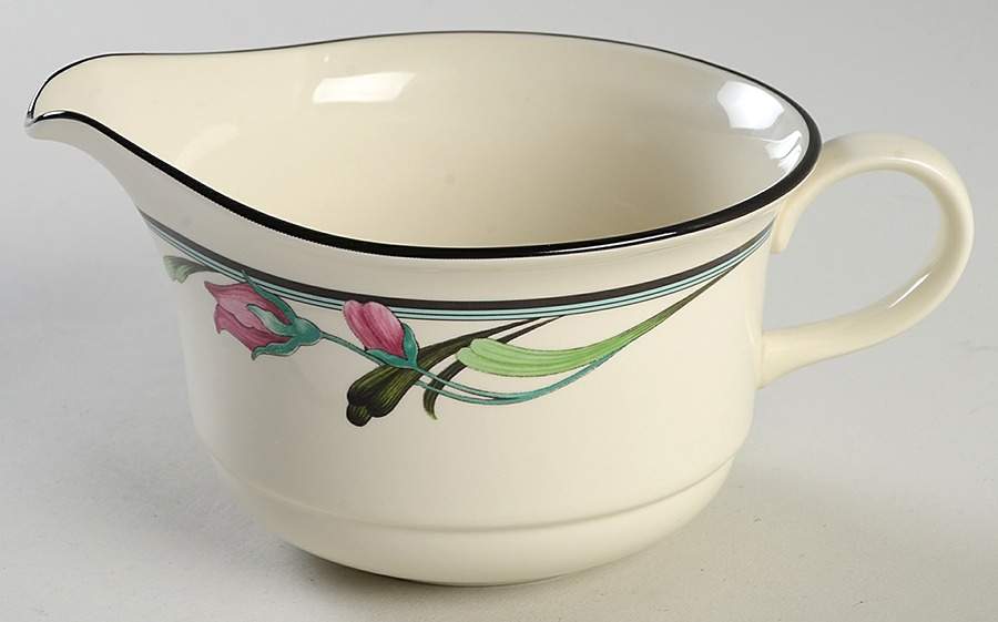 Midnight Blossoms Open Sauce Boat by Lenox-1