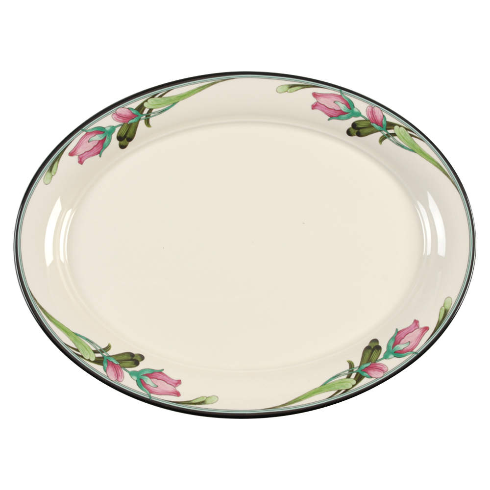 Midnight Blossoms 13" Oval Serving Platter by Lenox-1